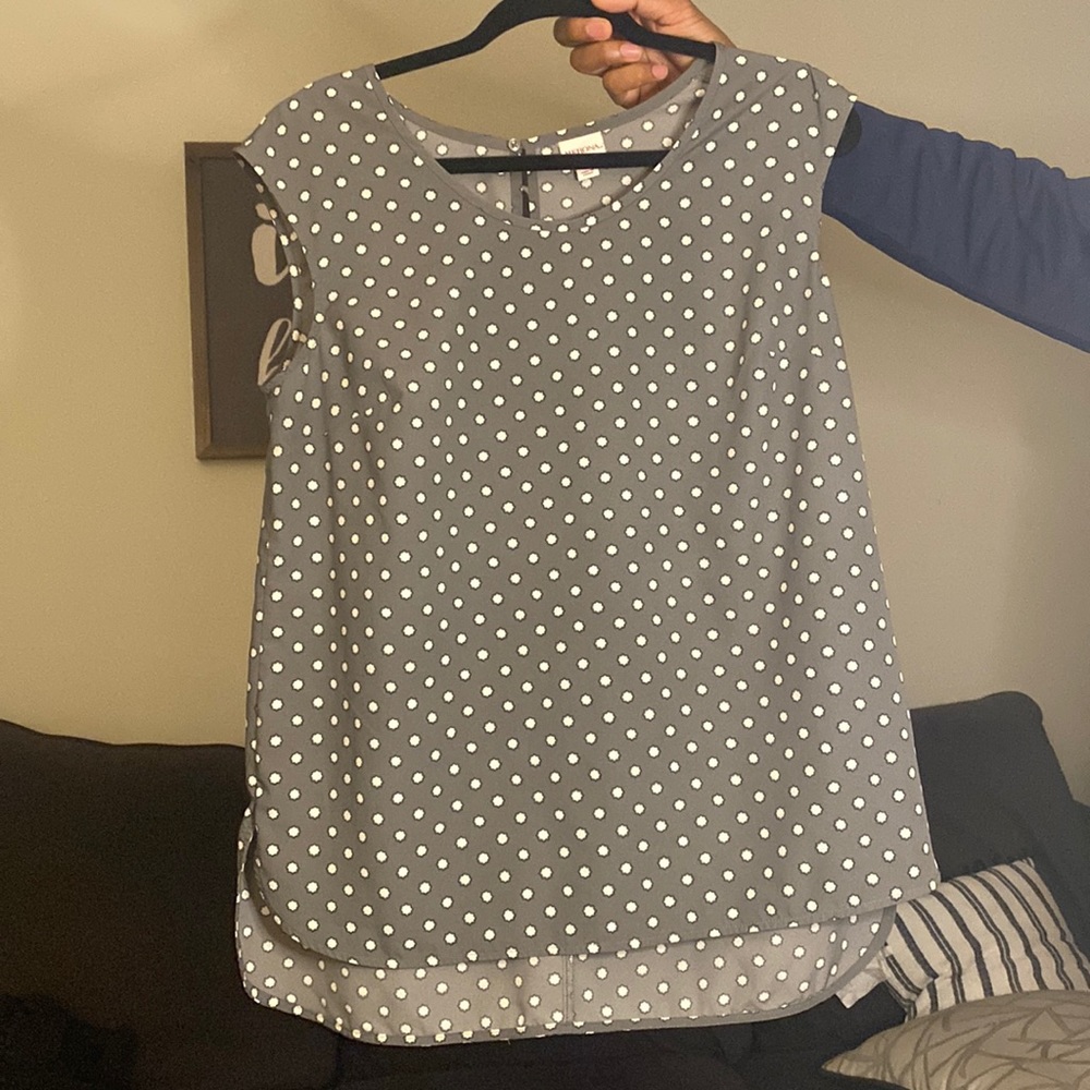 Flowy Cap Sleeve Blouse Top